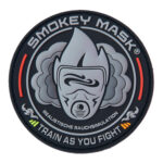 SMOKEY MASK® Rubber Patch mit Klett – 8 cm